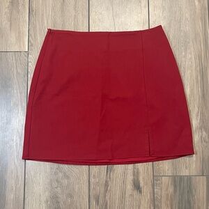 Old Navy Red Mini Skirt